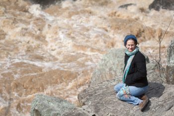 Cathy at Great Falls