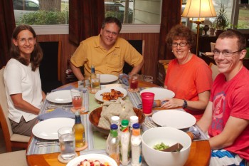 Cathy, Brian, Ginger, and Sam