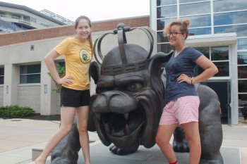 Karlee, Dorothy, and Duke Dog