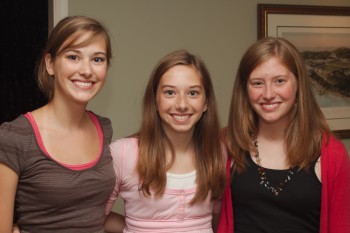 Ellen, Katie, and Hannah