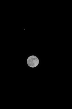 Beaver Moon and Jupiter