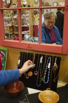Dot Looking at Jewelry