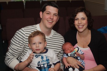 Andy and Greta with Henry and Calvin