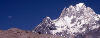 Moon Over Mountains, Obgarch, Pakistan