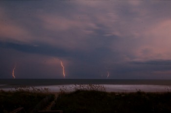 Thunderstorm Over The Atlantic