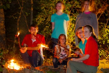 Nick, Katherine, Fiona, Anna, Grace, and Hannah