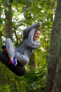 Anna On The Tire Swing