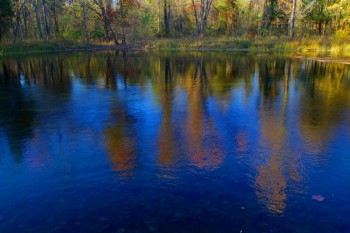 Sunfish Pond on a Clear, Autumn Day