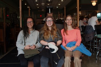 Dorothy, Katy, and Cathy at Perly's