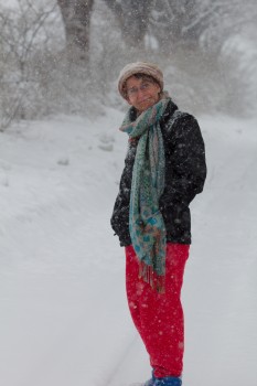 Cathy In The Snow