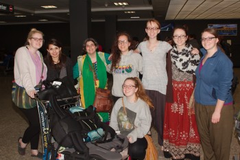 Hannah, Susie, Lynn, Dorothy, Ginny, Cassandra, Kaitlyn, and Katy in front.