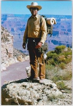 Bob at the Grand Canyon, 1974