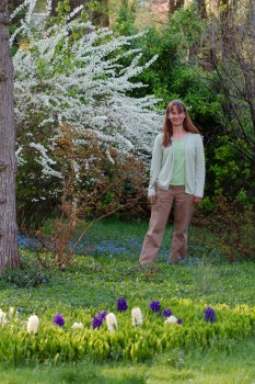 Cathy In The Back Garden