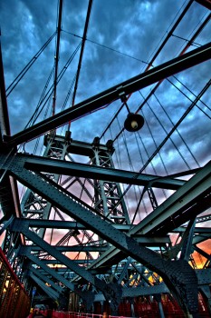 Williamsburg Bridge at Sunset