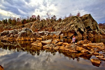 Dorothy at Rocky Islands, Potomac River, Maryland