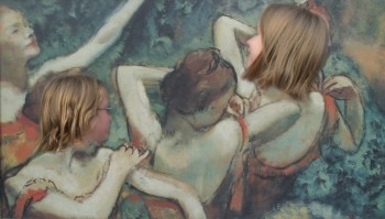 Four Dancers by Edgar Degas, with help from Dorothy and Karlee