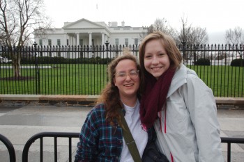 Dorothy and Karlee at the White House