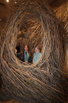 Cathy and Dot in 'Shindig' by Patrick Dougherty