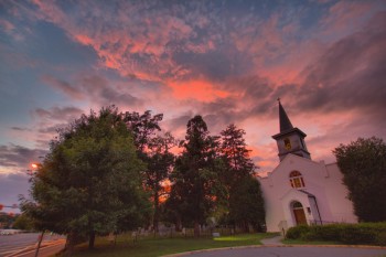 Sunset, St. Mary's Parish Church