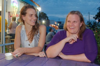 Laura and Maggie