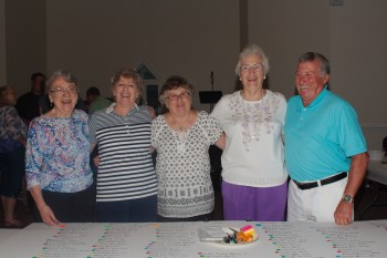 Dot, Mary Ellen, Ann, LaClaire, and Glenn