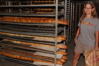 Huge Loaves of Bread, Rockland Bakery