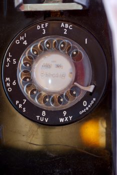 Rotary Dial Wall Phone