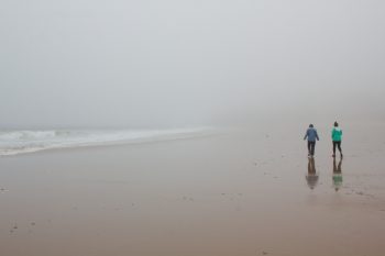 Cathy and Dorothy on Singing Beach