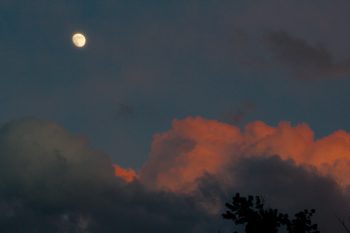 Moon at Sunset