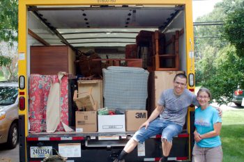 Rental Truck Filled With Furniture