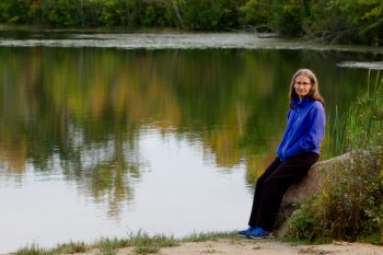 Cathy at Gull Pond