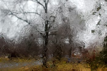 The View Through Ice On My Car's Window