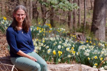 Cathy and Daffodils