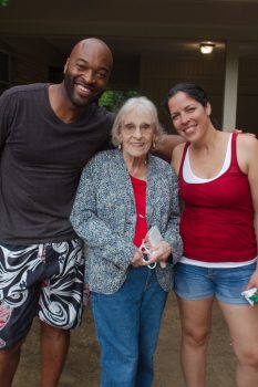 Margaret with Ugo and Jennifer