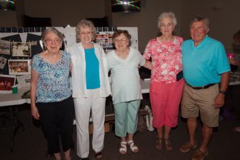 The Cousins: Dot, Mary Ellen, Ann, LaClaire, and Glenn