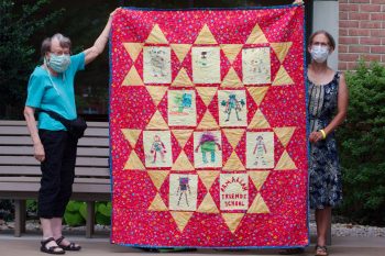 Dot's Latest Quilt for Ramallah Friends School