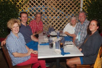 Annie, Jonathan, Ian, Susie, Rob, and Dorothy