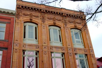 FCB Bank building near the corner of Market and Patrick streets, Frederick, Maryland