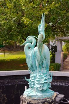 Heron Sculpture, Parklawn Cemetery