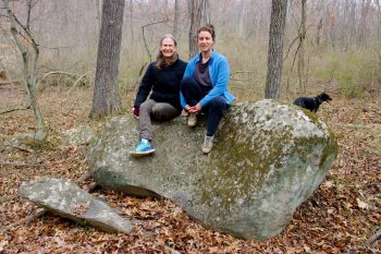 Cathy and Dorothy On Horse Rock