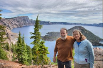 Henry and Cathy at Crater Lake