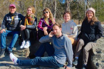 Jim, Hannah, Abba, Jeff, Dorothy, and Cathy