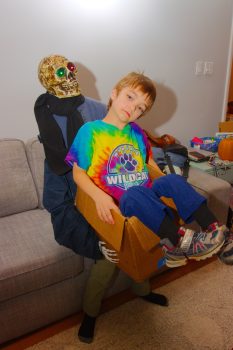 Silas Dressed for Halloween