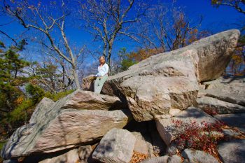 Cathy on Sugarloaf Mountain